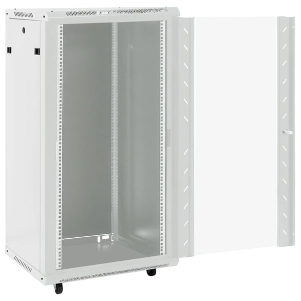 vidaXL Nettverksskap 22U svingbare føtter 19" IP20 60x60x120 mm