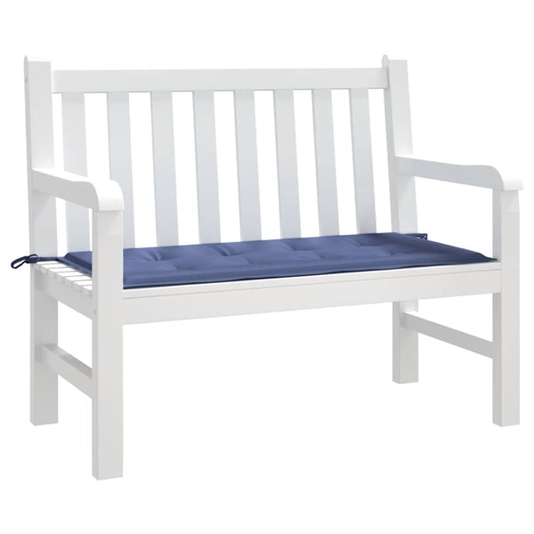 vidaXL hynde til havebænk 120x50x4 cm oxfordstof marineblå