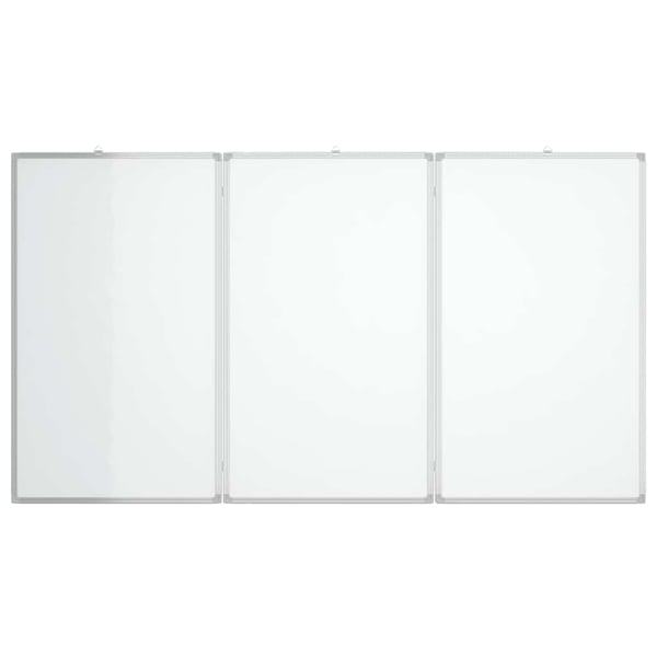 vidaXL magnetisk whiteboard 120x80x1,7 cm foldbart aluminium