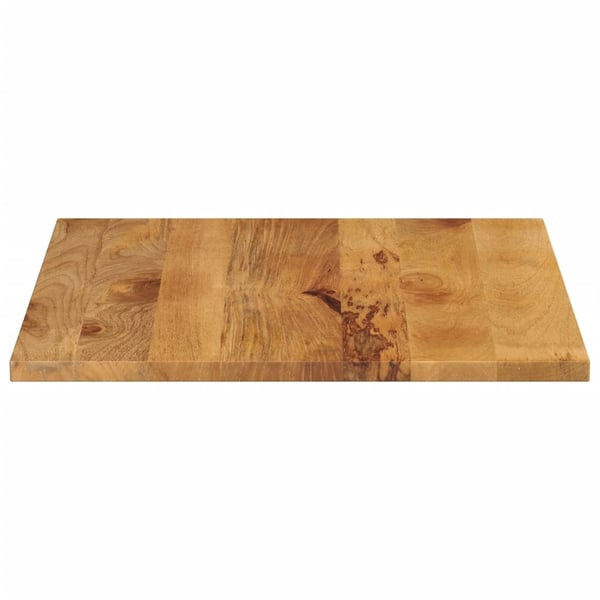 vidaXL Pöytälevy 80x80x3,8 cm neliö täysi mangopuu