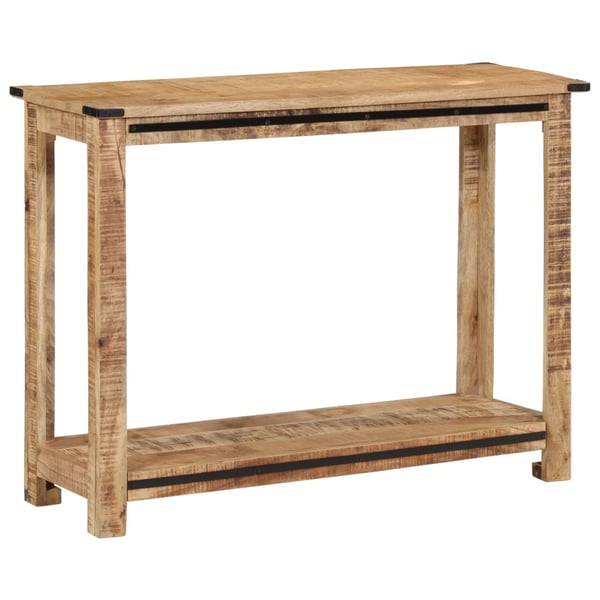 vidaXL konsolbord 100x35x75 cm massivt mangotræ