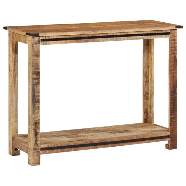 vidaXL konsolbord 100x35x75 cm massivt mangotræ