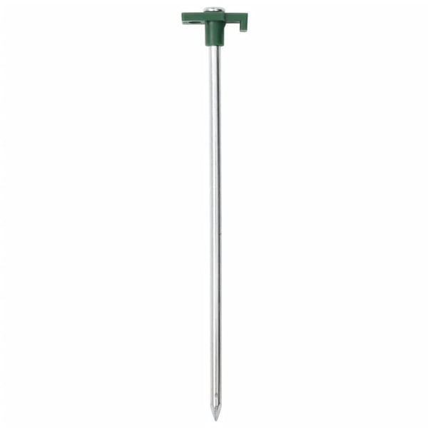 vidaXL Teltplugger 12 stk 25 cm 7 mm galvanisert stål og PP