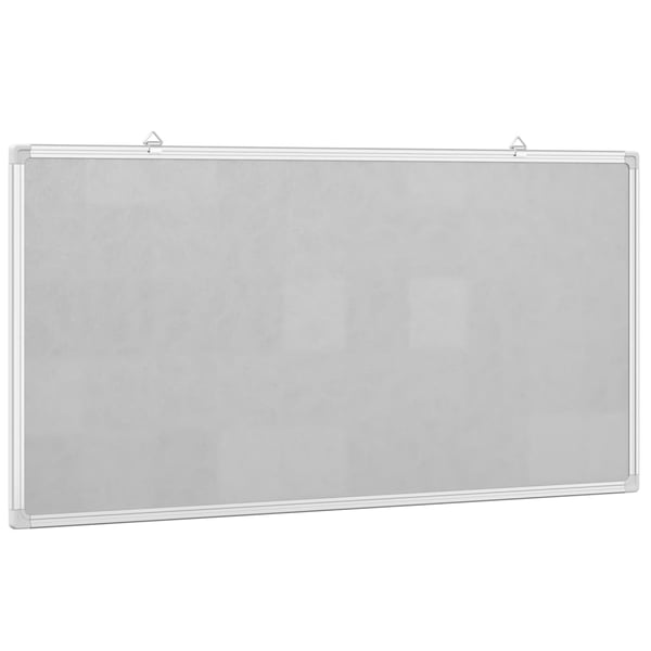 vidaXL Magnetisk tavle 100x50x1,7 cm aluminium