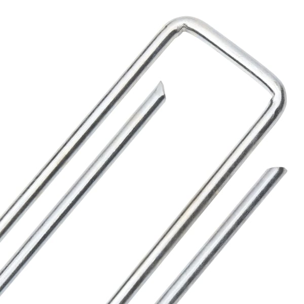 vidaXL Jordplugger U-formet 50 stk 20x4 cm galvanisert stål