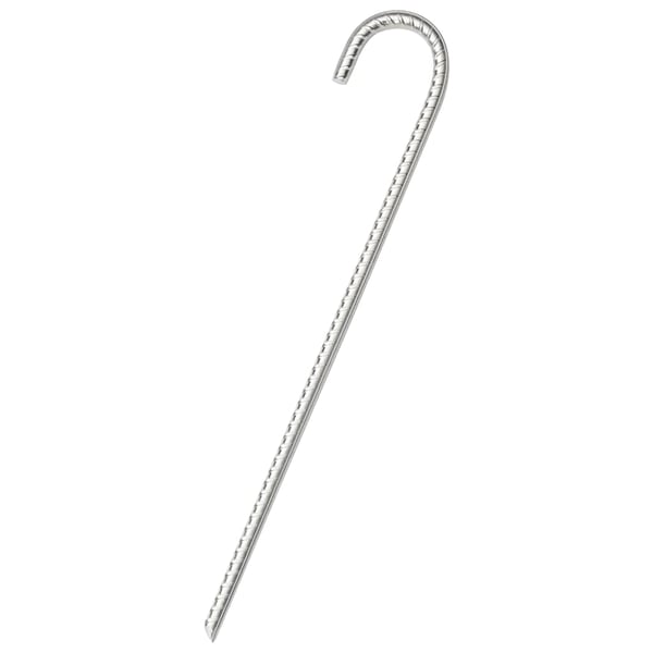 vidaXL Teltplugger 12 stk 37 cm Ø10 mm galvanisert stål
