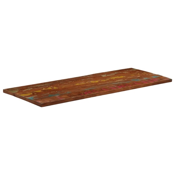 vidaXL Bordplate 160x50x2,5 cm rektangulær gjenvunnet heltre