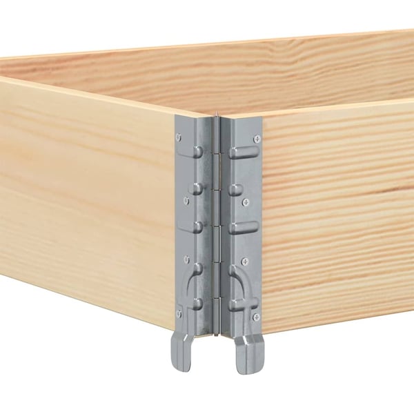 vidaXL Pallekarmer 3 stk 150x50 cm heltre furu