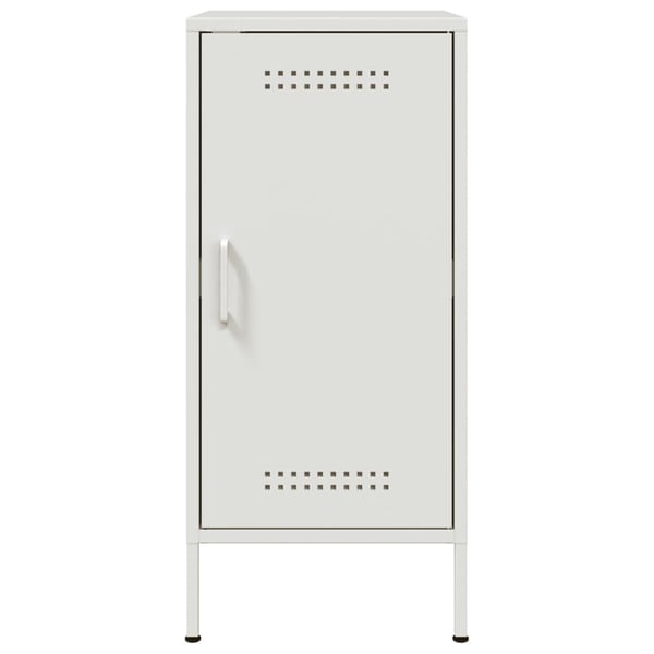 vidaXL skab 36x39x79 cm stål hvid