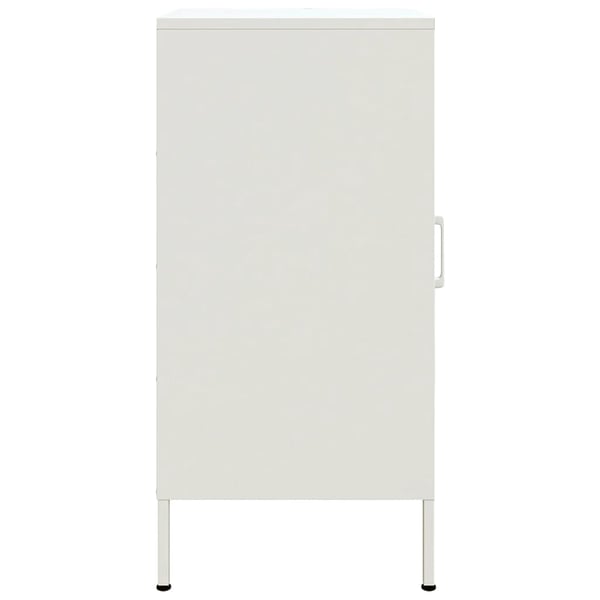 vidaXL skab 36x39x79 cm stål hvid