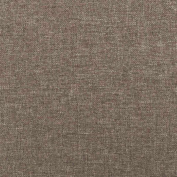 vidaXL kontinentalseng med madras 120x190 cm stof gråbrun