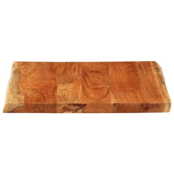 vidaXL Bordplate 40x40x3,8 cm firkantet heltre akasie naturlig kant