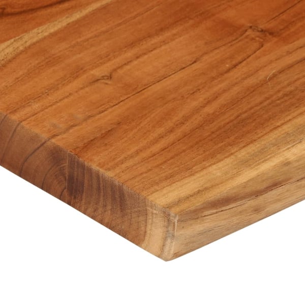 vidaXL Bordplate 40x40x3,8 cm firkantet heltre akasie naturlig kant