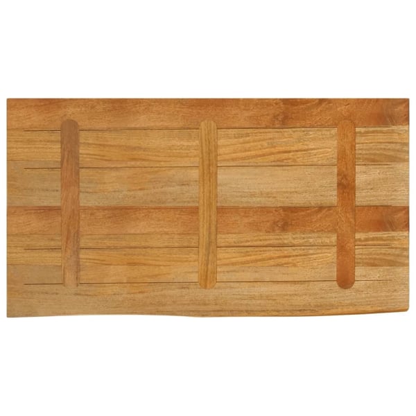 vidaXL Bordplate 120x60x3,8 cm naturlig kant heltre mango