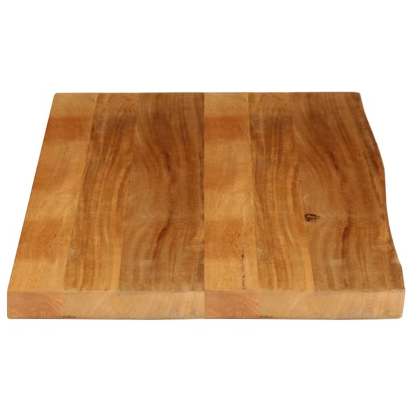vidaXL Bordplate 120x60x3,8 cm naturlig kant heltre mango