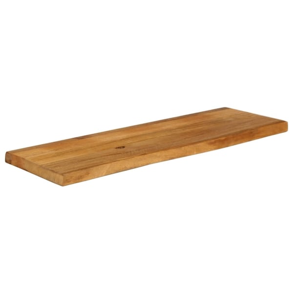 vidaXL Bordplate 120x40x2,5 cm naturlig kant heltre mango