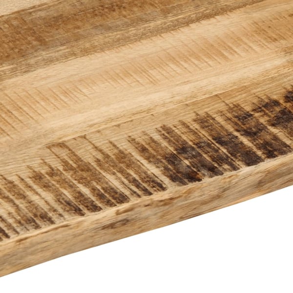 vidaXL Bordplate naturlig kant 110x40x3,8 cm grovt heltre mangotre