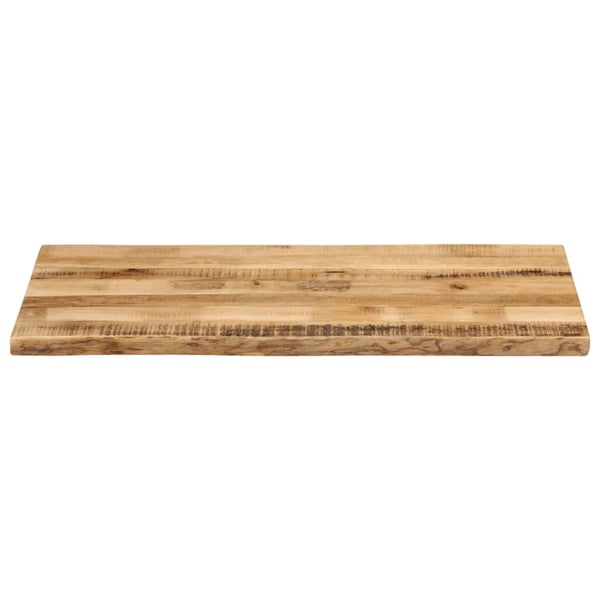 vidaXL Bordplate naturlig kant 120x60x3,8 cm grovt heltre mangotre
