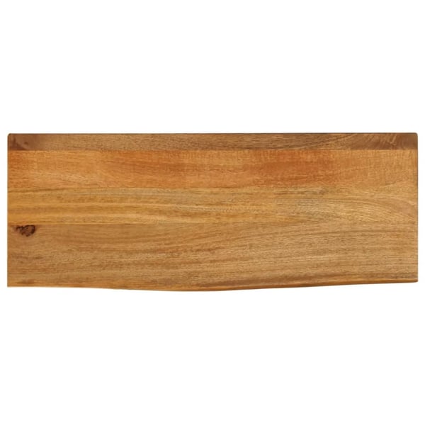 vidaXL Bordplate med naturlig kant 70x20x2,5 cm heltre mango