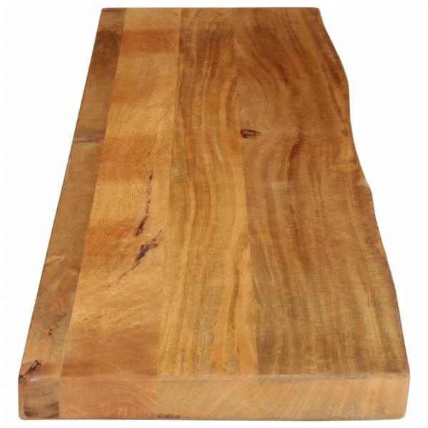 vidaXL Bordplate naturlig kant 140x20x3,8 cm heltre mango