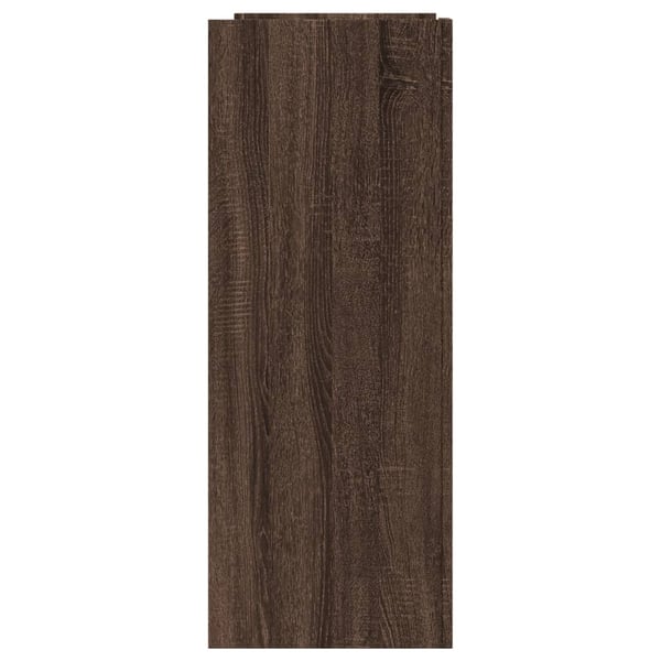 vidaXL konsolbord 100x35x90 cm konstrueret træ brun egetræsfarve