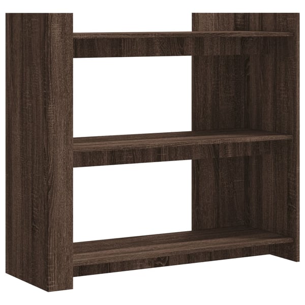 vidaXL konsolbord 100x35x90 cm konstrueret træ brun egetræsfarve
