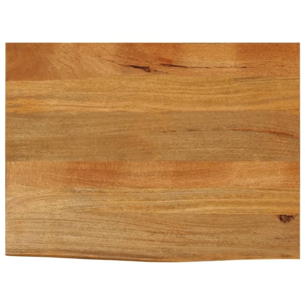 vidaXL bordplade 90x60x3,8 cm naturlig kant massivt mangotræ