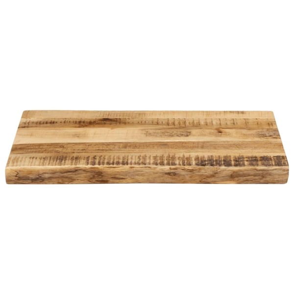 vidaXL Bordplate naturlig kant 50x40x3,8 cm grovt heltre mangotre
