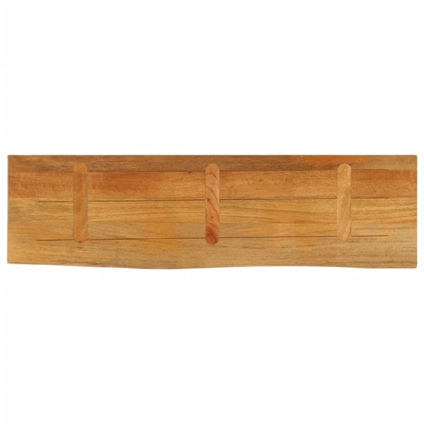 vidaXL Bordplate med naturlig kant 110x20x2,5 cm heltre mango