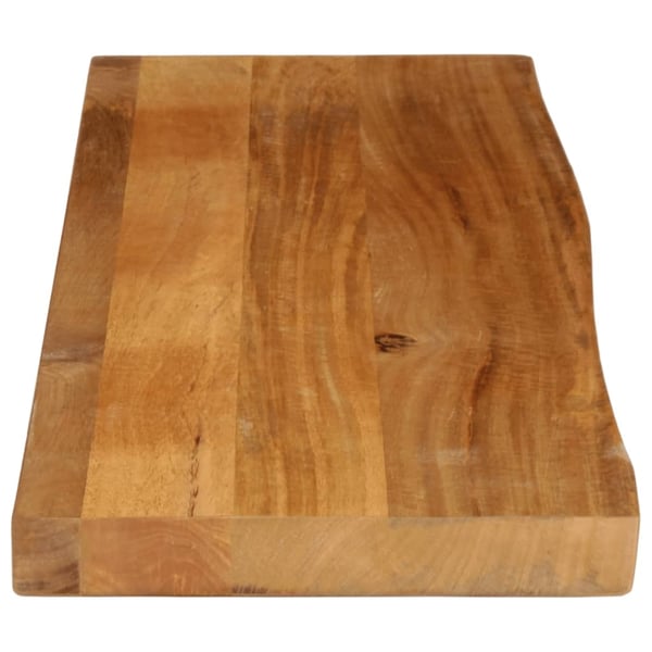 vidaXL Bordplate med naturlig kant 110x20x2,5 cm heltre mango