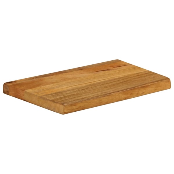 vidaXL Bordplate med naturlig kant 40x20x2,5 cm heltre mango