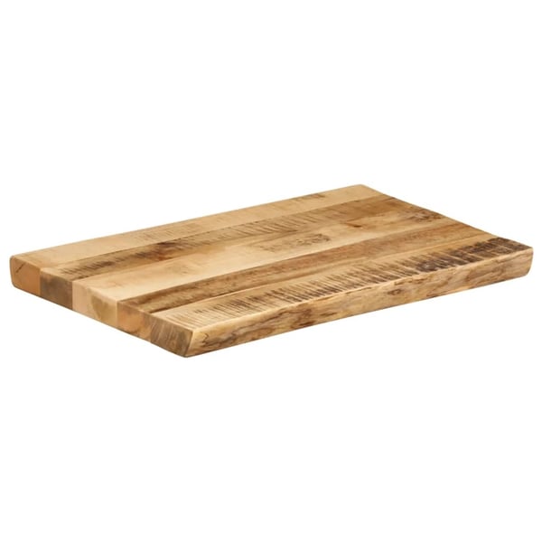 vidaXL Bordplate naturlig kant 60x40x2,5 cm grovt heltre mangotre