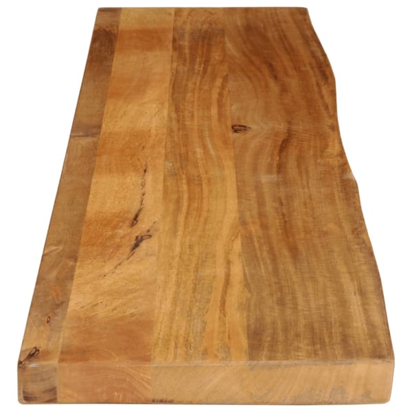 vidaXL Bordplate med naturlig kant 140x30x2,5 cm heltre mango