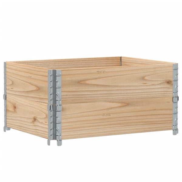 vidaXL Plantekasse 80x60 cm heltre furu