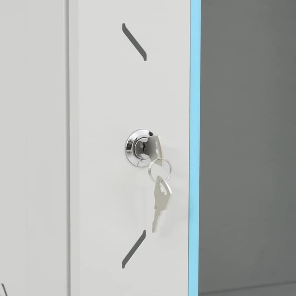 vidaXL Nettverksskap 15U svingbare føtter 19" IP20 60x45x86 cm