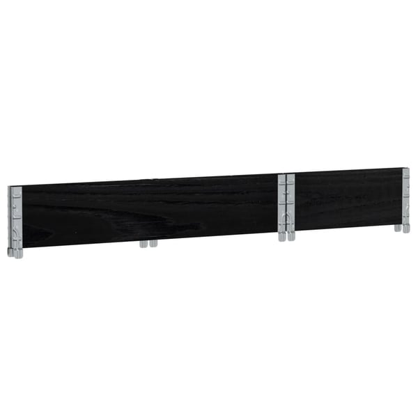 vidaXL Hageplantekasse svart 100x50 cm heltre furu
