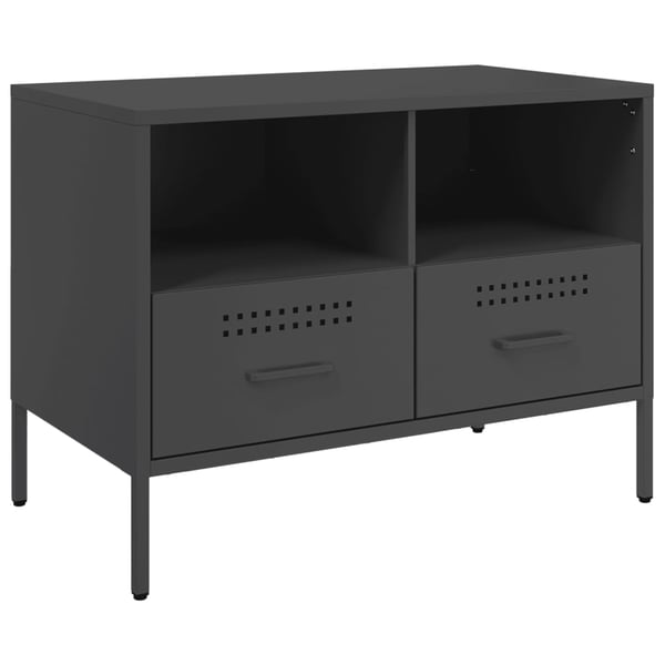 vidaXL TV-taso musta 68x39x50,5 cm teräs