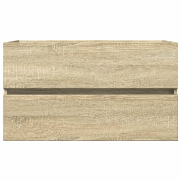 vidaXL Servantskap sonoma eik 80x38,5x45 cm sponplate