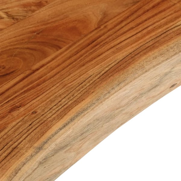 vidaXL Vegghylle 110x40x3,8 cm rektangulær heltre akasie naturlig kant