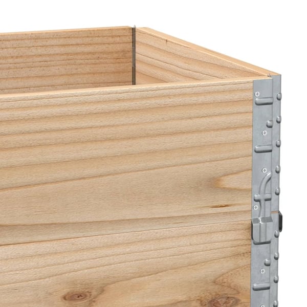 vidaXL Plantekasse 100x50 cm heltre furu