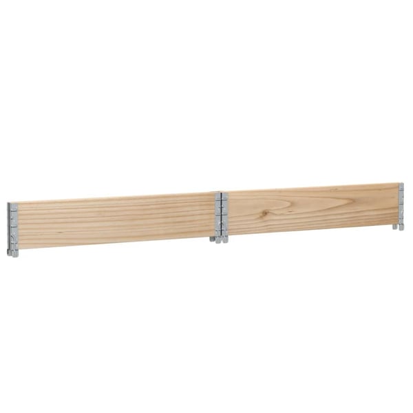 vidaXL Plantekasse 100x100 cm heltre furu