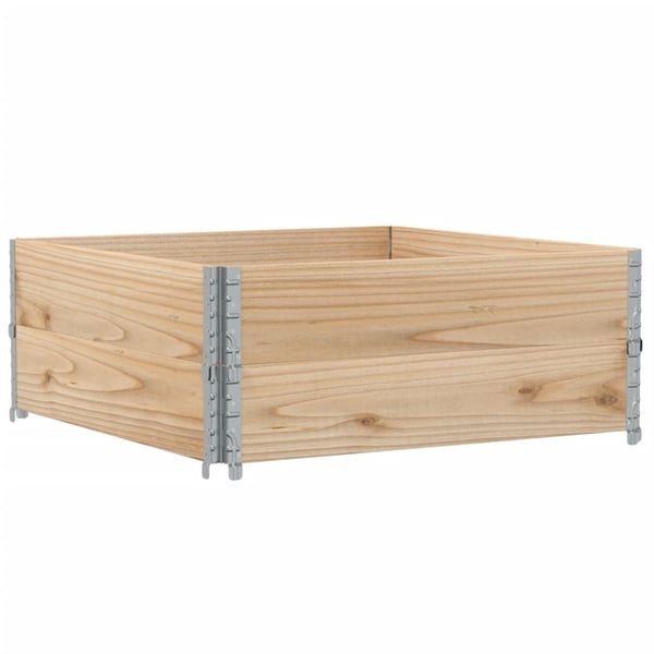 vidaXL Plantekasse 100x100 cm heltre furu