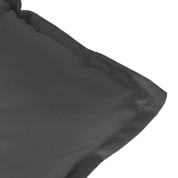 vidaXL hynde til havebænk 120x50x7 cm stof meleret antracitgrå