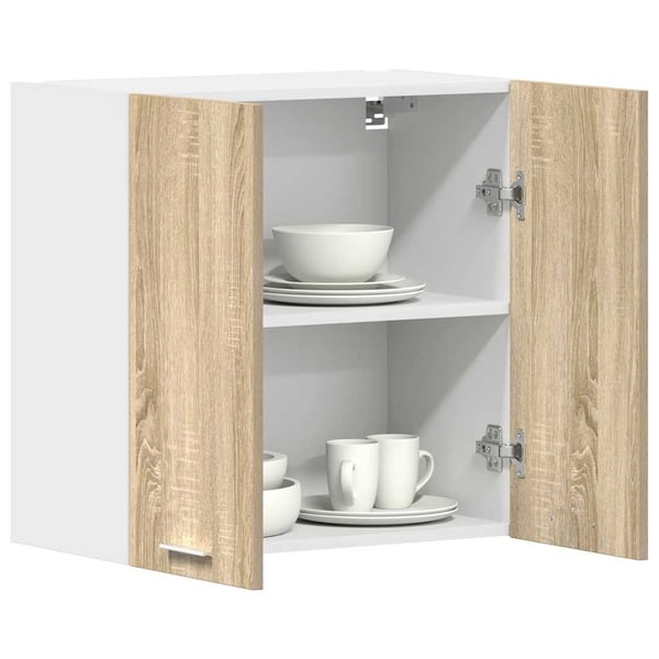 vidaXL Hengende skap "Lyon" sonoma eik 60x31x60 cm sponplate