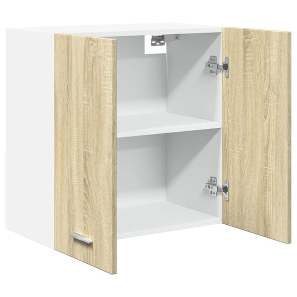 vidaXL Hengende skap "Lyon" sonoma eik 60x31x60 cm sponplate