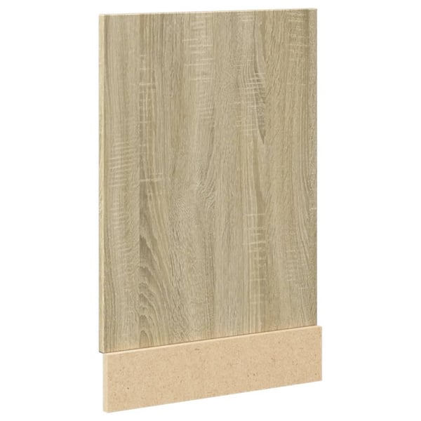 vidaXL Oppvaskmaskinspanel "Lyon" sonoma eik 45x3x67 cm sponplate