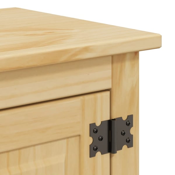 vidaXL Baderomsskap Corona 70x33x71,5 cm heltre furu
