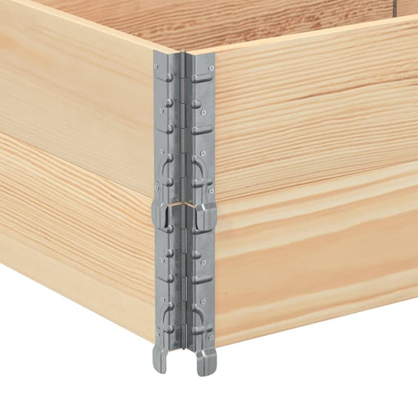 vidaXL Pallekarmer 2 stk 150x50 cm heltre furu