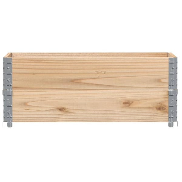 vidaXL Pallekarmer 2 stk 100x50 cm heltre furu