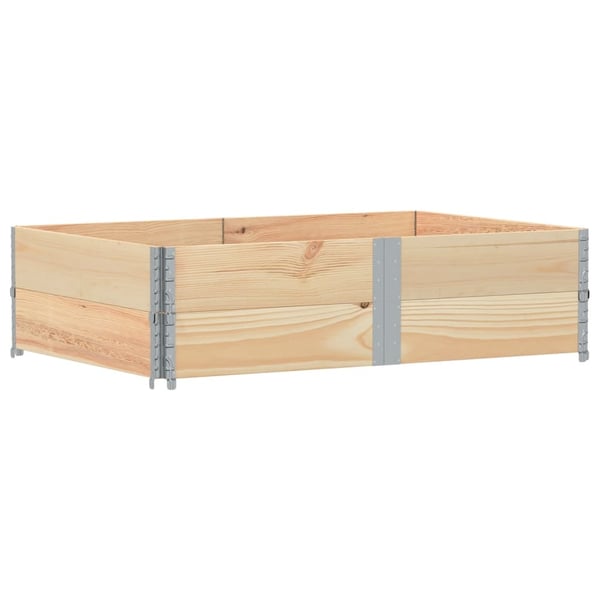 vidaXL Pallekarmer 2 stk 150x100 cm heltre furu